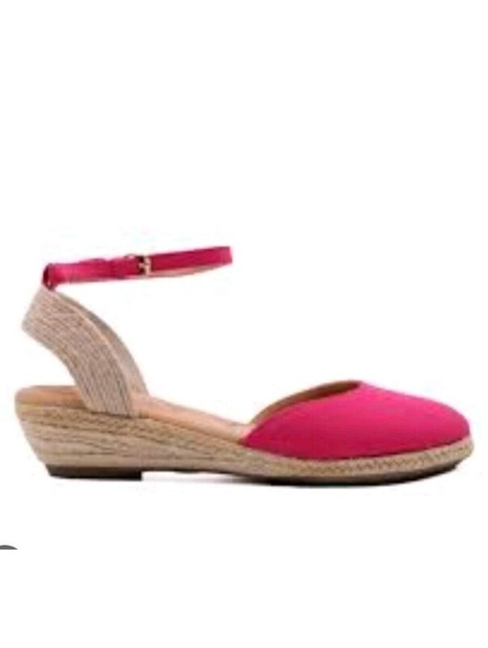 Kelly & Katie Women's 7.5 NALA Ankle Strap Espadrilles / Sandals Fuchsia Pink